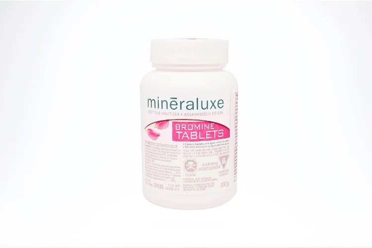 Tablettes de brome pour spa Mineraluxe