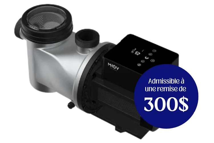Pompe MOOV 1,25 HP à vitesse variable piscines creusée