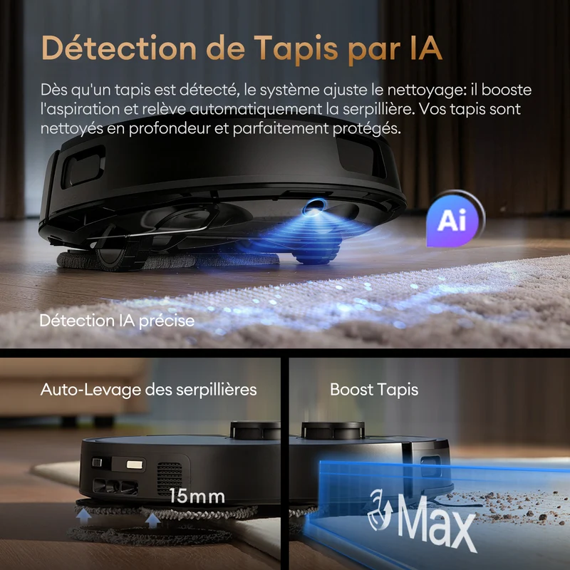 Ultenic MX50 Robot Aspirateur Laveur