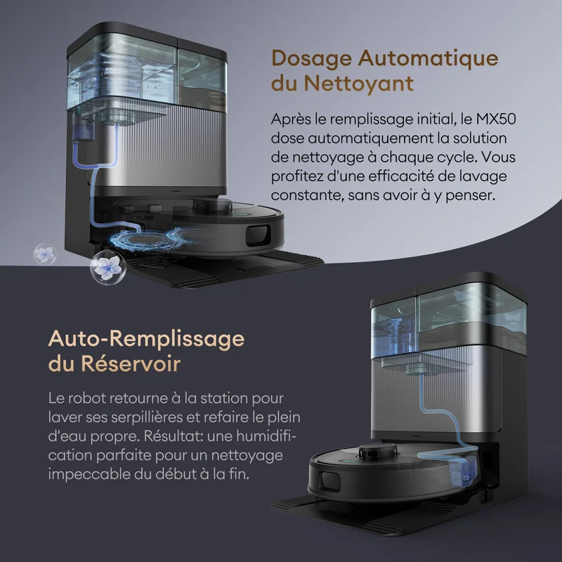 Ultenic MX50 Robot Aspirateur Laveur