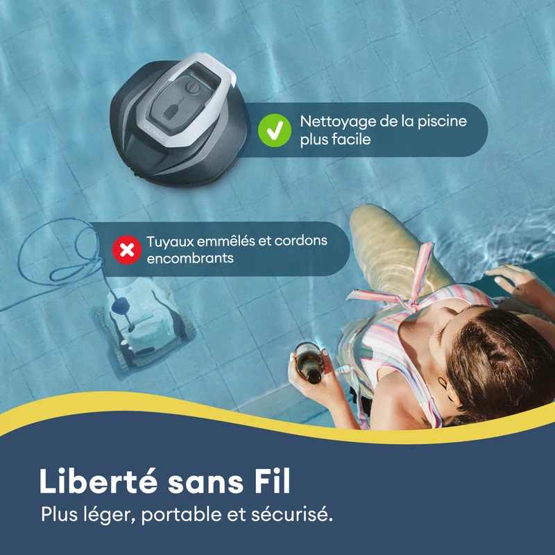Ultenic Pooleco 10 Series Nettoyeur de Robot Piscine Sans Fil