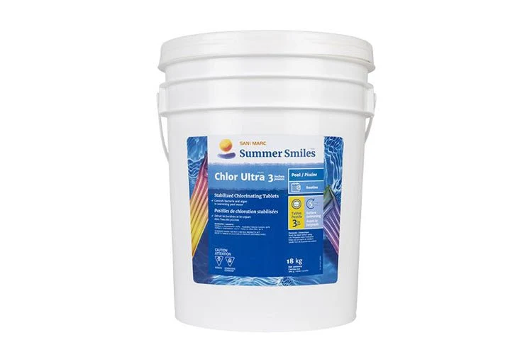 Chlore en pastilles stabilisées "Chlor Ultra" 18 kg