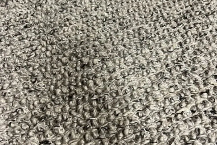 Tapis gris texturé - Collection Terra