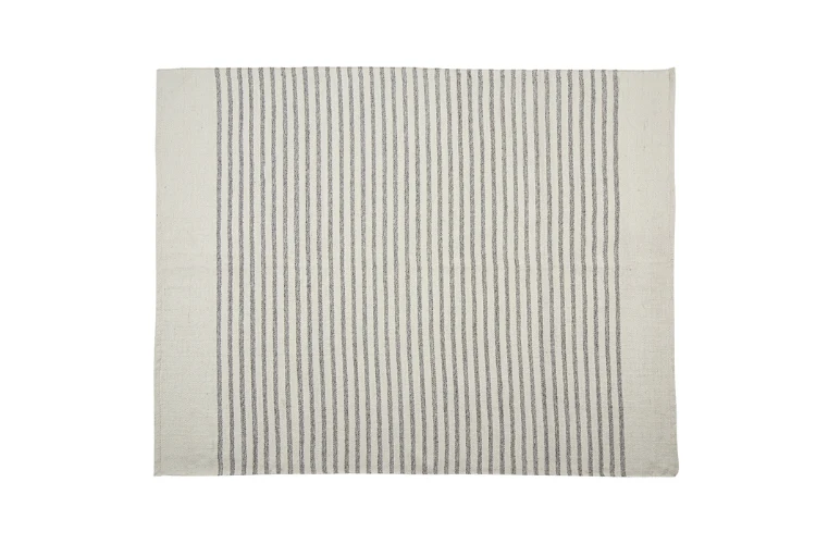 Tapis gris ligné - Collection Élément