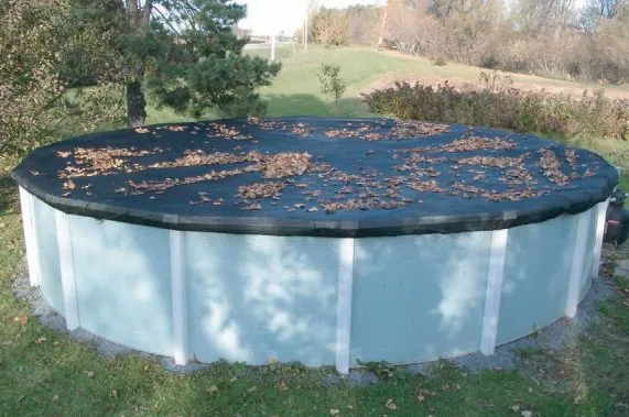 Filet d'automne pour piscine hors-terre