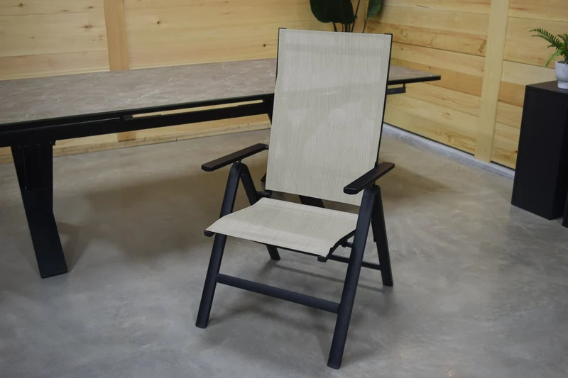 Chaise inclinable et pliante- Collection Megan