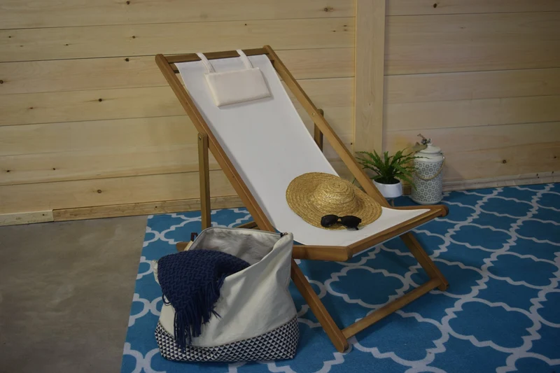 Chaise de plage - Collection Corriveau