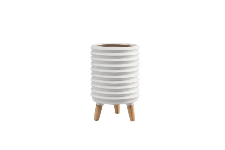 Cache-pot sur pieds en céramique kalmar 32cm