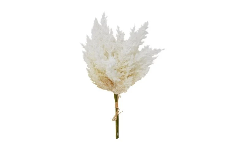 Branche de roseau blanc 33cm