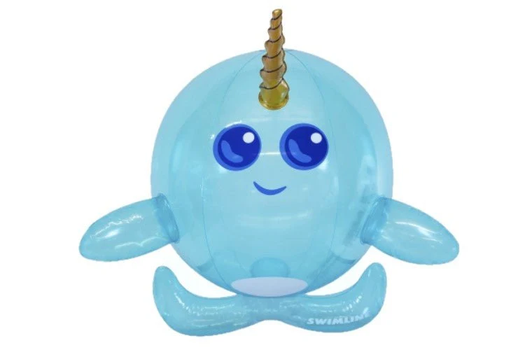 Ballon gonflable 3D narval swimline