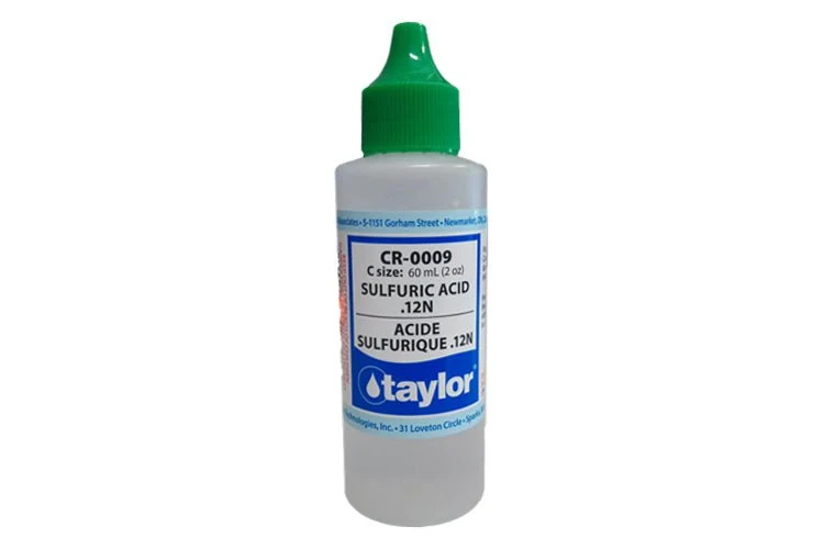 Réactif 09 acide sulfurique 12N Taylor 60 mL