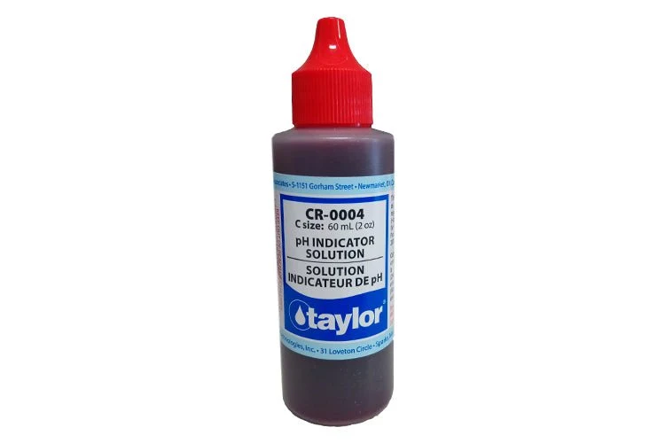 Réactif 04 pH indicateur Taylor 60 mL