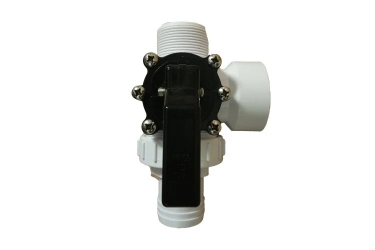 Valve 3 voies à anneau dévissable et sortie à droite