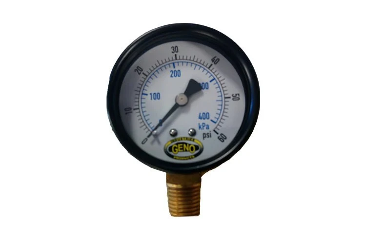 Manomètre à pression latérale 60 psi