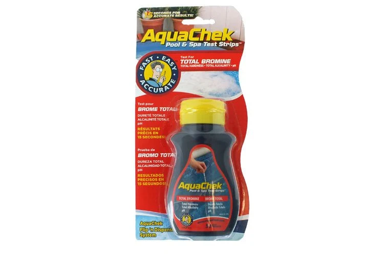 Languettes de test brome, pH, alcalinité, dureté (50 pcs)
