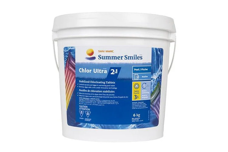 Chlore stabilisé 2 en 1 "Chlor Ultra" 6 kg